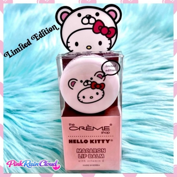 Sanrio Other - Crème Shop X Sanrio White Chocolate Limited Edition Hello Kitty Macaron Lip Balm